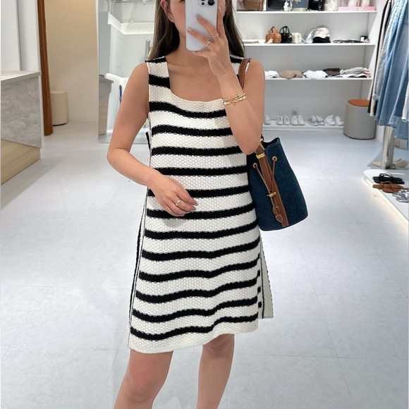 NWOT Zara striped dress M - Picture 6 of 7